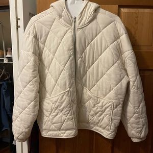 WILD FABLE Quilted Hooded Jacket